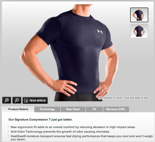 Under Armour Under Armour e-commerce description