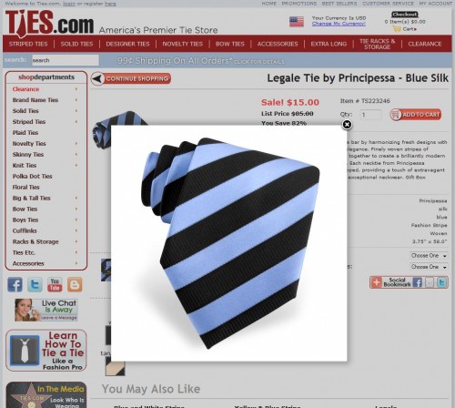 ties zoom Screenshot