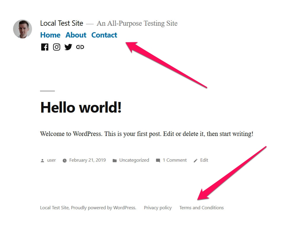 twenty-nineteen-header-and-footer-menu twenty nineteen header and footer menu