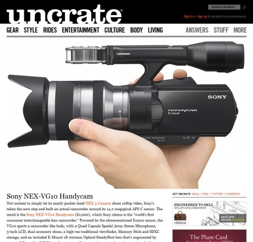 uncrate Screenshot