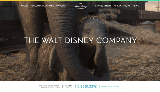 walt-disney-company-e1554505062419 The Walt Disney Company's Homepage.