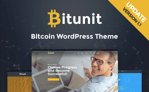 bitunit BitUnit: Crypocurrency Website Responsive WordPress Template
