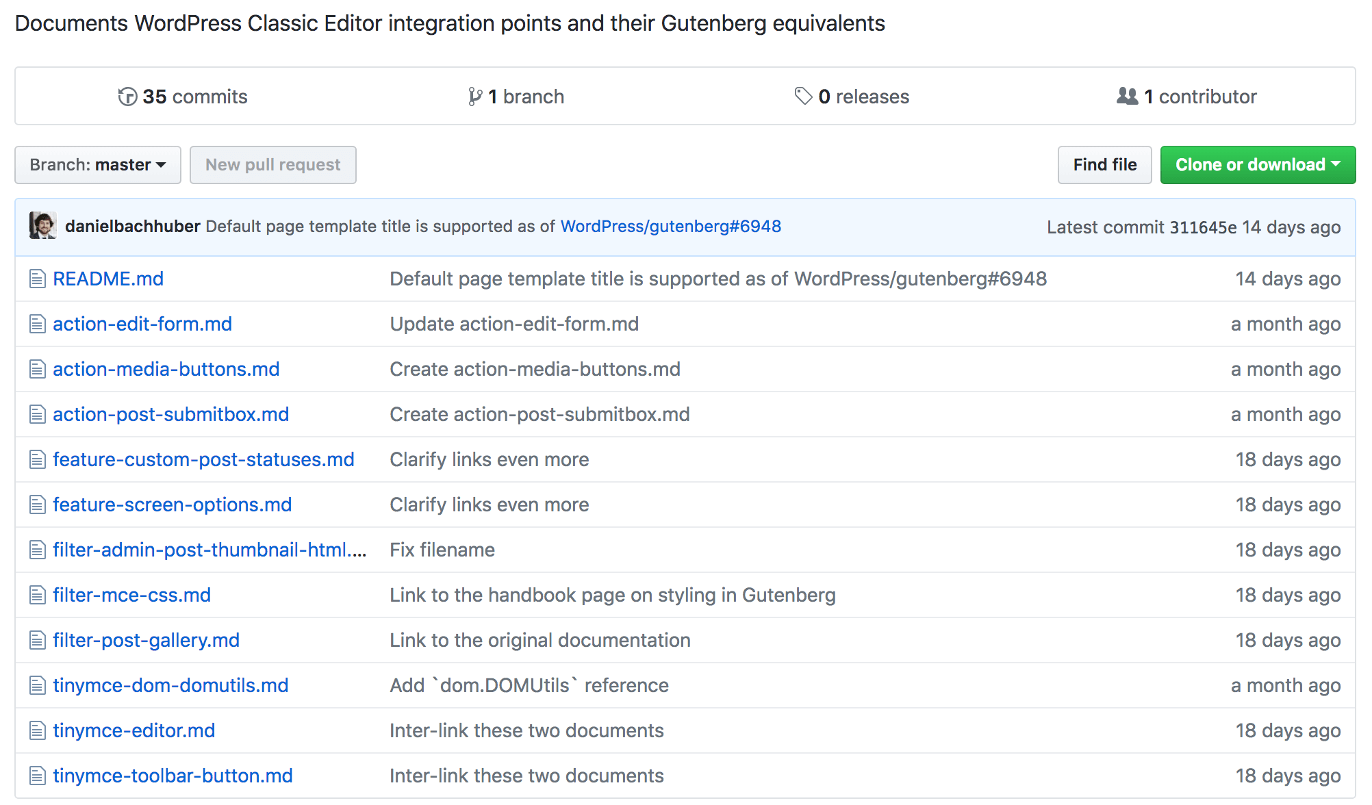 commits The entire Gutenberg Migration Guide.