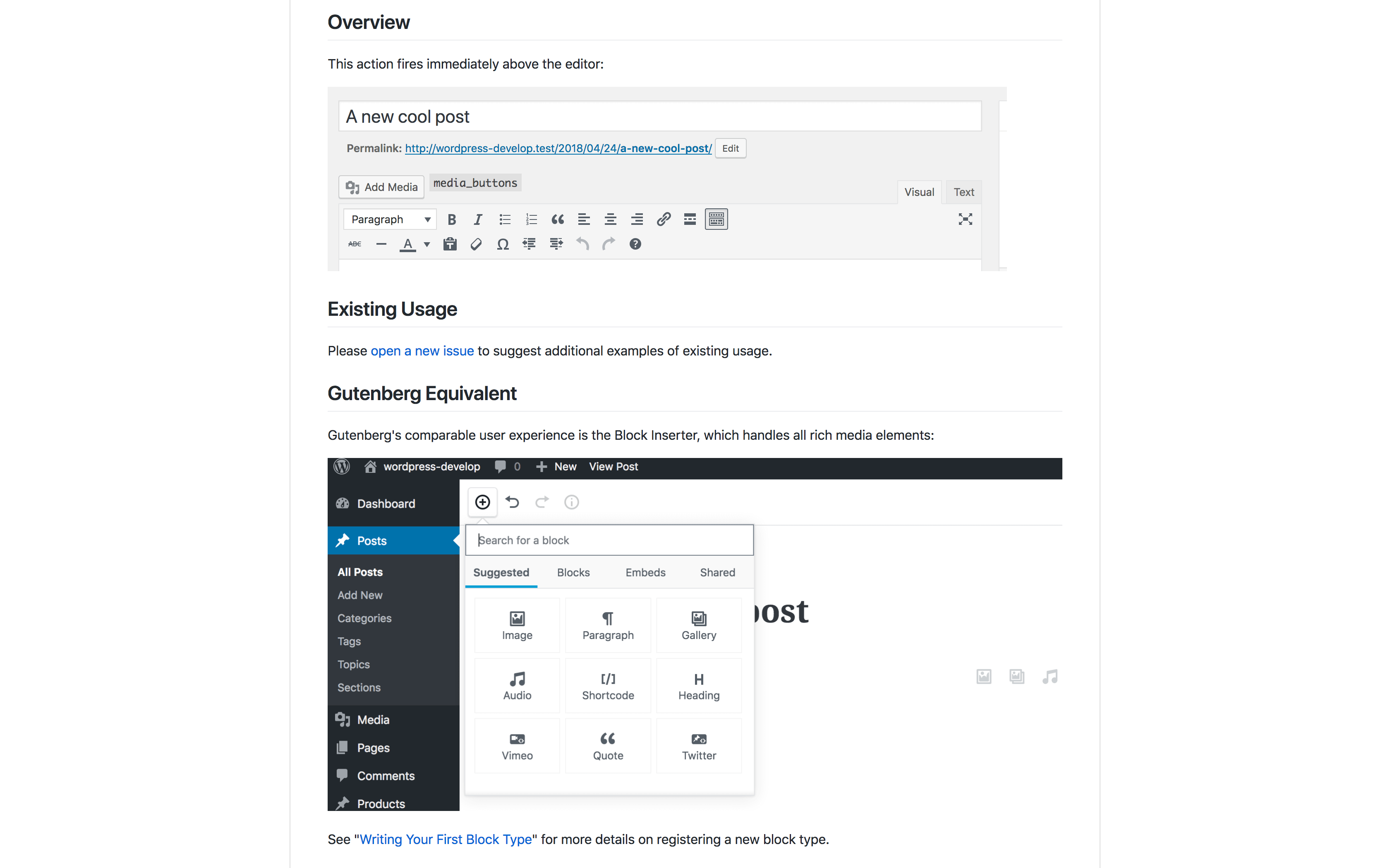 guide-page An example Gutenberg guide page.