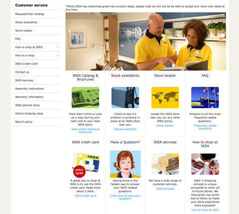 ikeacustomerservice ecommerce screenshot