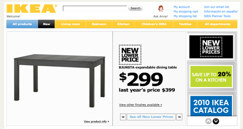 ikeanav ecommerce screenshot