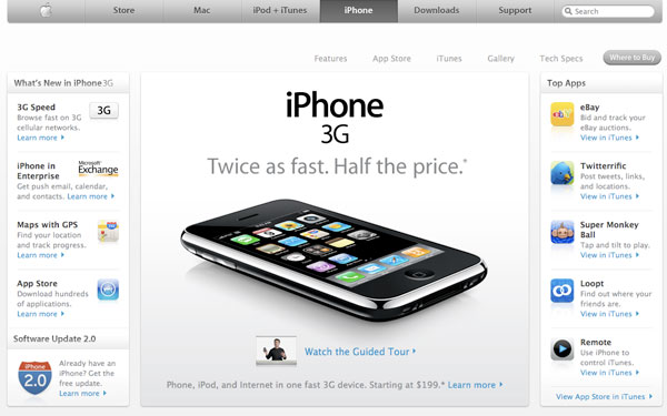 iphone-homepage iPhone homepage