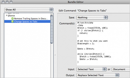 wordpress-124 Using TextMate for WordPress Code Cleanup