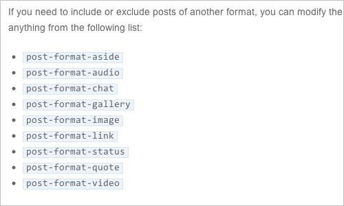 wordpress-142 Michael Fields » Post Format Queries