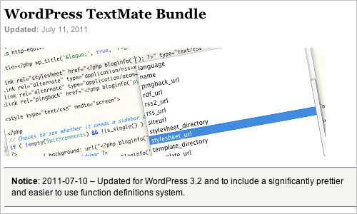 wordpress-143 WordPress TextMate Bundle