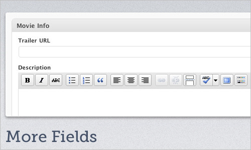 wordpress-144 More Fields « More Plugins