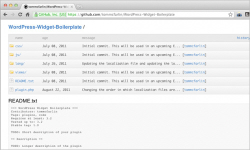 wordpress-164 WordPress Widget Boilerplate