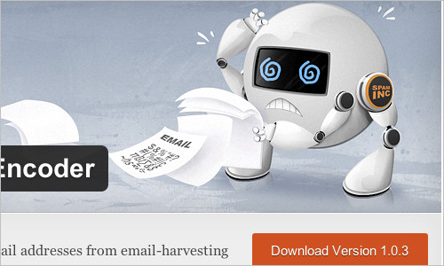 wordpress-188 WordPress › Email Address Encoder « WordPress Plugins