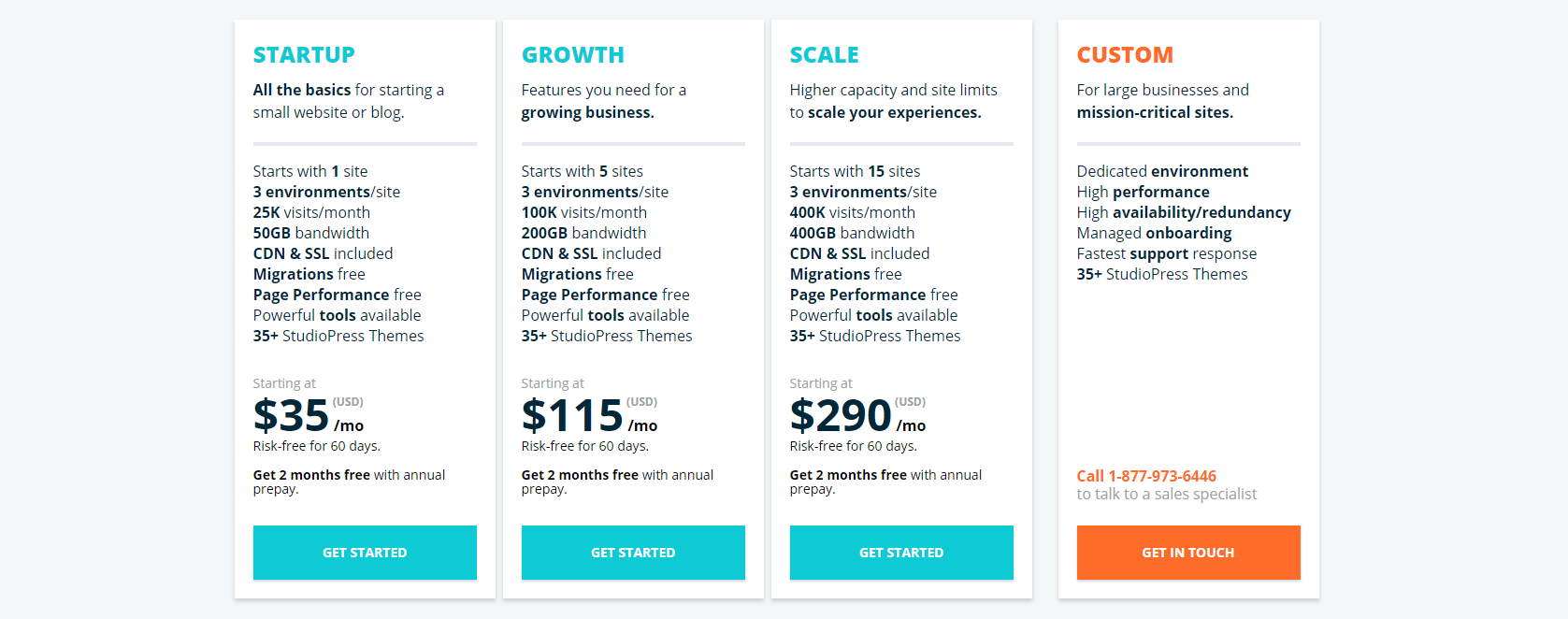 wp-engine-hosting-plans WP Engine hosting plans.