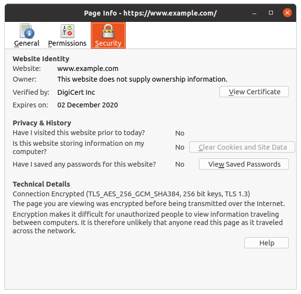 pressjitsu-ssl-certificate-example pressjitsu WordPress SSL: Viewing certificate information.