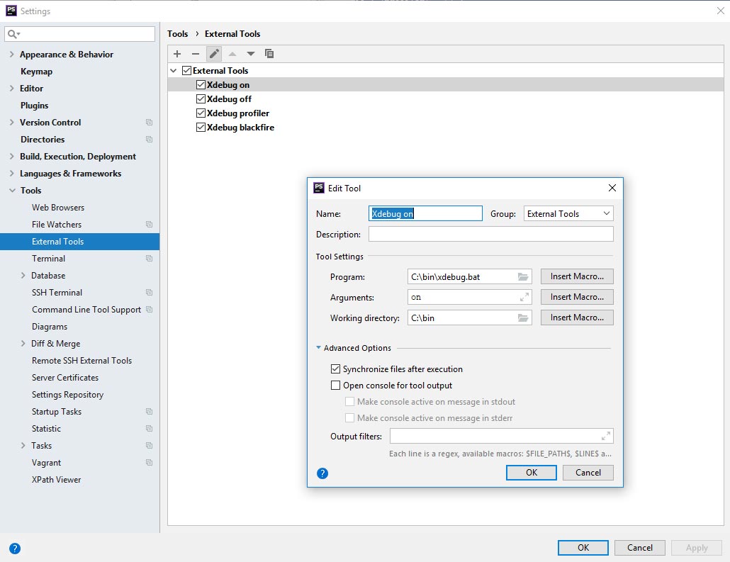 external-tools-settings