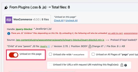 unloadingfiles